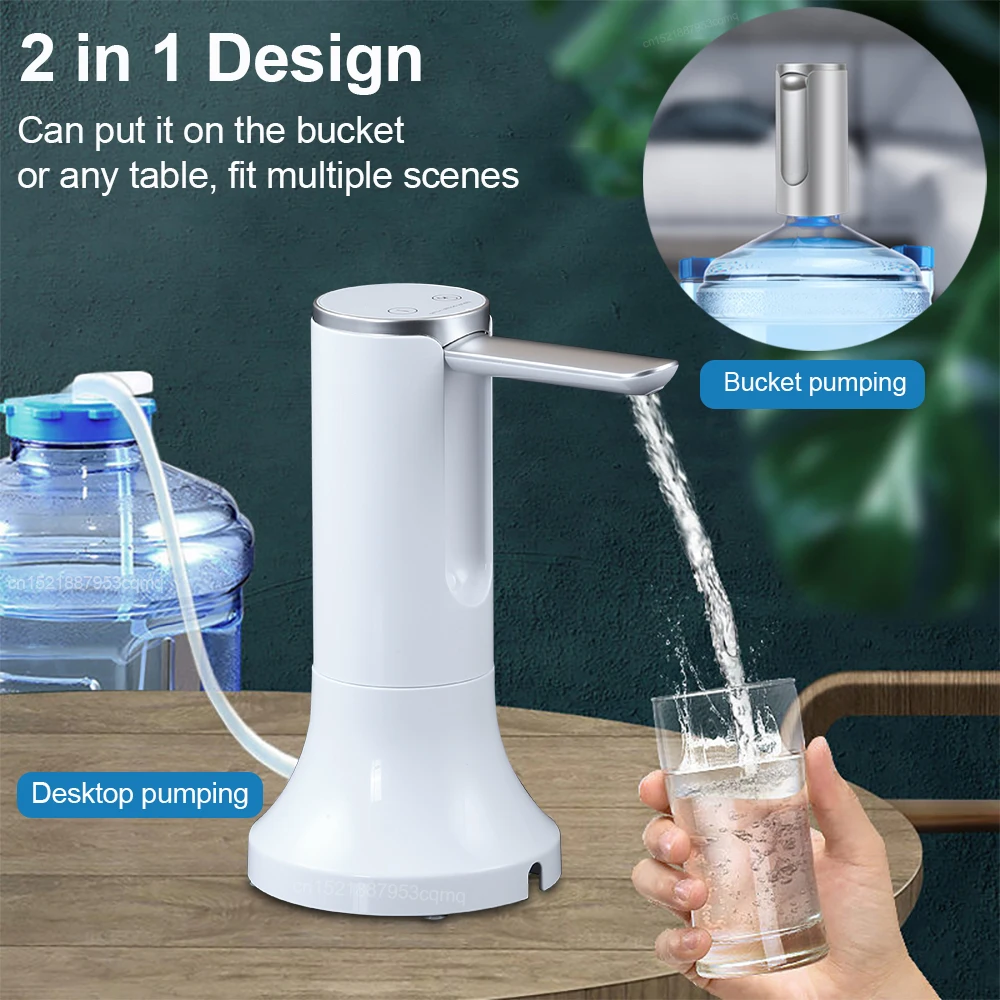 Electric Water Gallon Bottle Pump Foldable