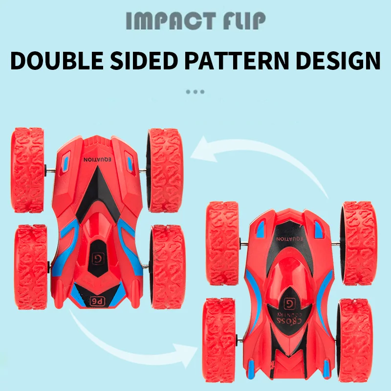 4pcs/2pcs/ double-sided inertia stunt rolling toy
