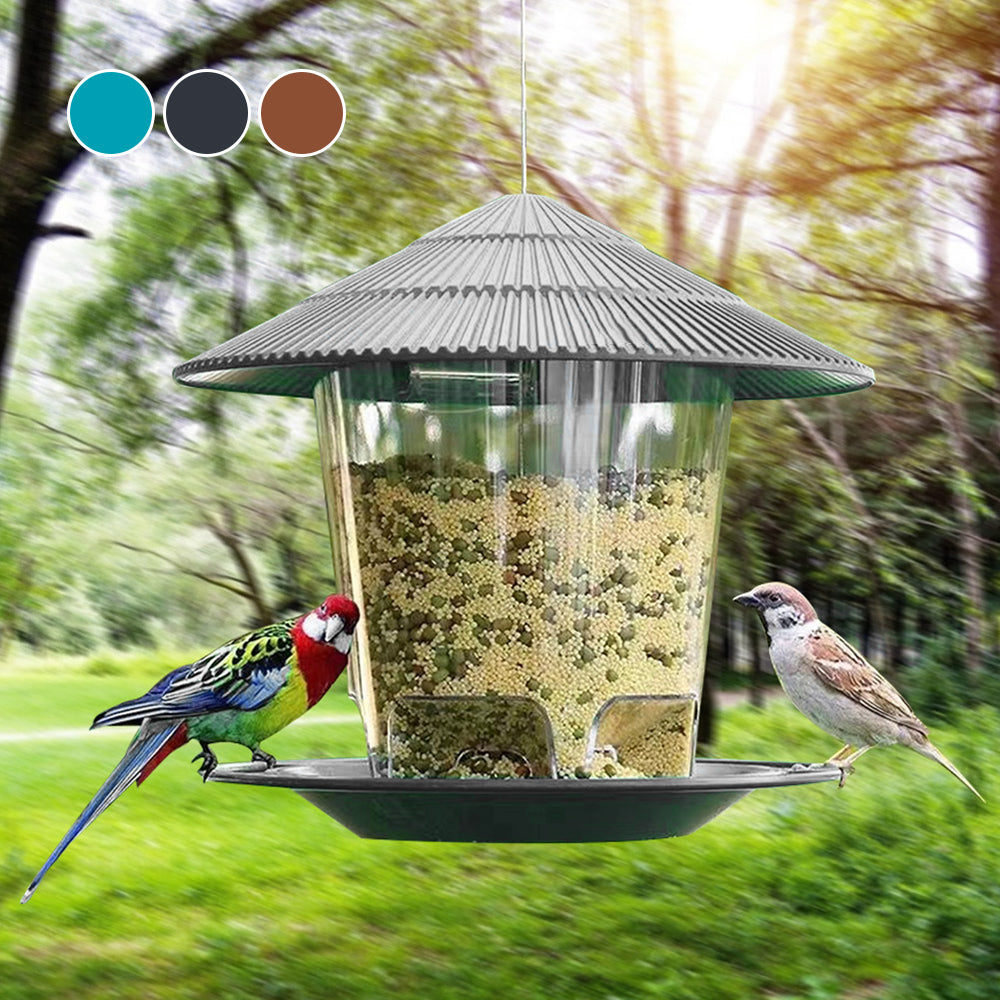 Window Wild Bird Feeder House Transparent