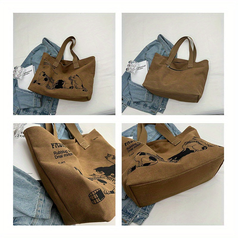 Women's Canvas Tote Bag Fashionable