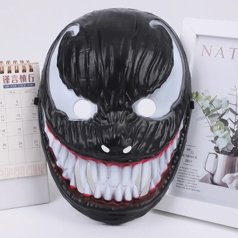 Venom Plastic Mask Kids Cosplay Prop Masquerade Carnival Festival
