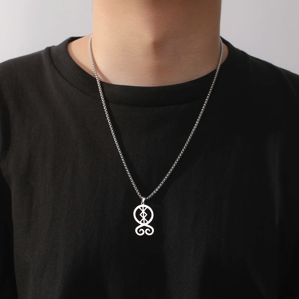 Rune of Protection Troll Cross Necklace
