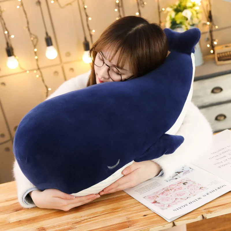 25CM Cartoon Super Soft Plush Toy Sea Animal Blue Whale Soft Toy