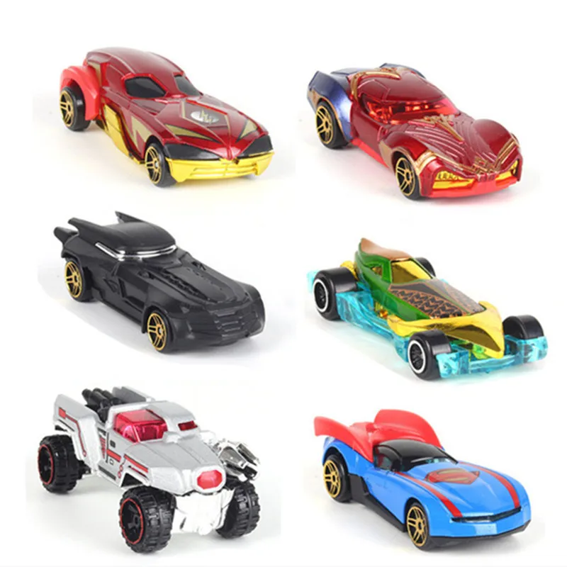 Disney Marvel Superhero Alloy Racing Car Set