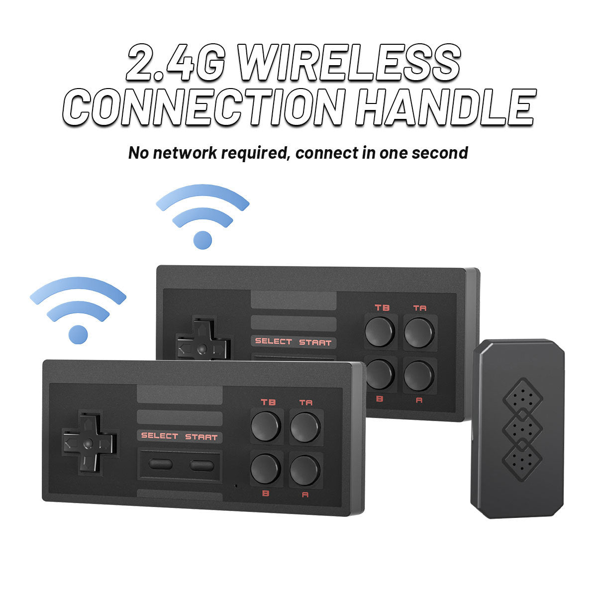 Retro Game Console 8 Bit Game Stick Built In 620 Games