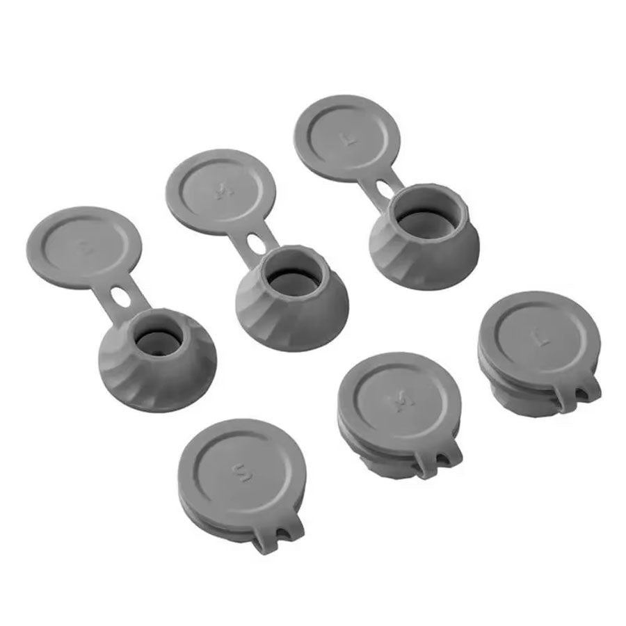 Bottle Emptying Caps, 3/6pcs Adapters Transfer Connector