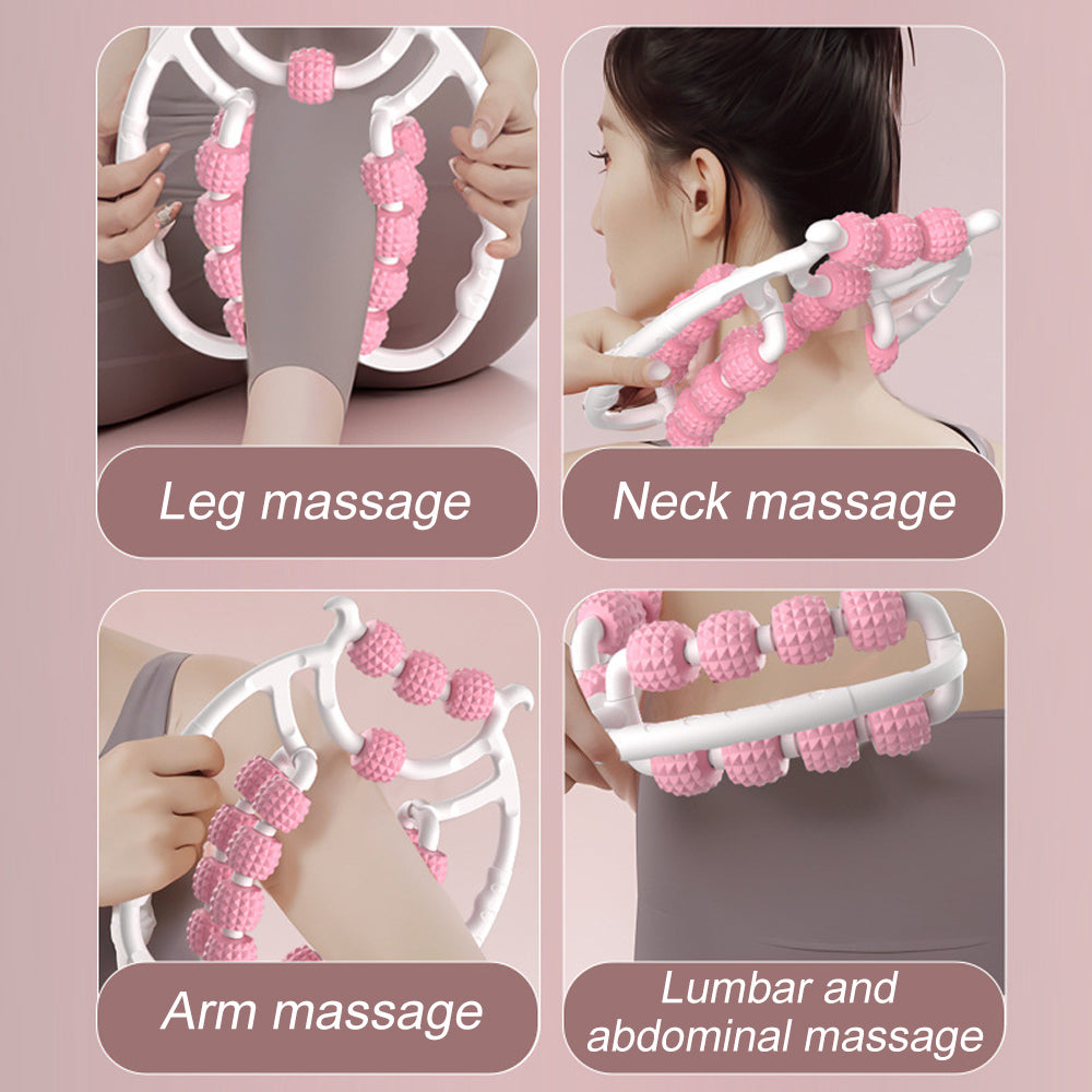 Newest 20 Wheel Annular Leg Clamp Massager Anti-cellulite Massager Body