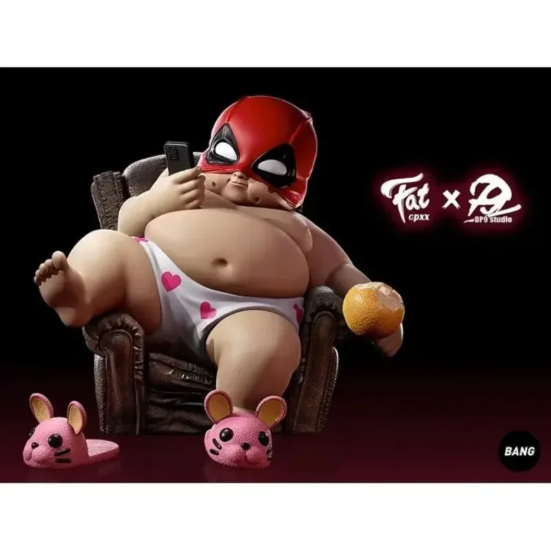 12cm The Avengers Deadpool Fat Figure Cute Anime Action
