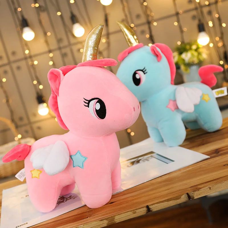 25CM Kawaii Standing Unicorn Plush Toys
