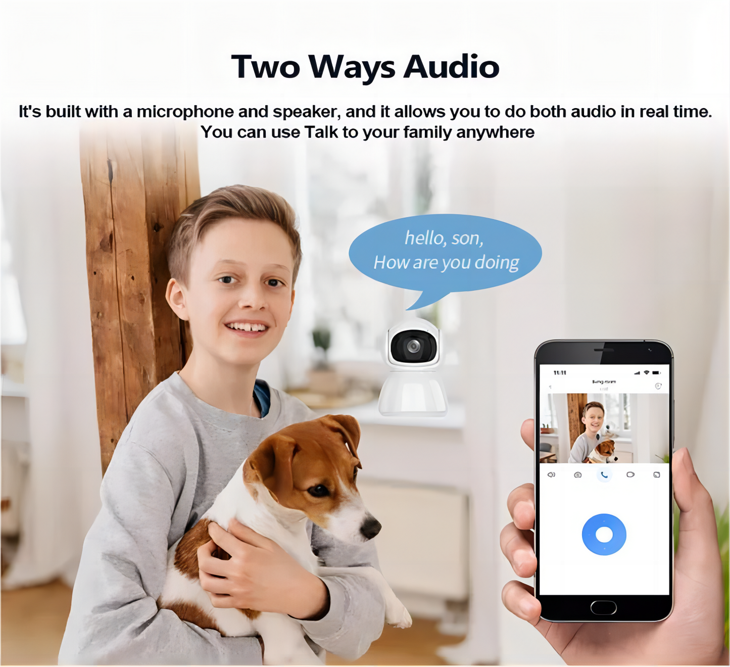 WiFi Smart IP Camera 2MP/5MP AI Human Detect Color Night