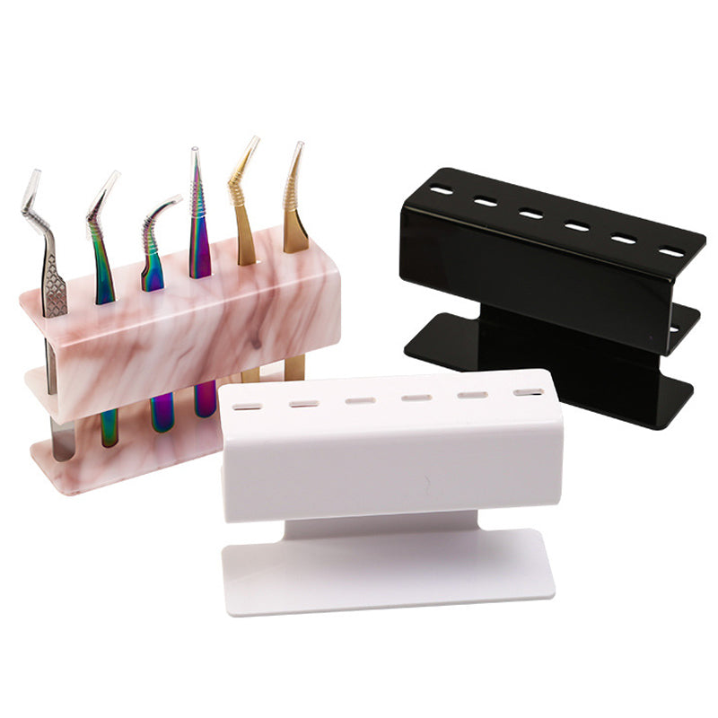 1PC Eyelash Tweezers Storage Rack Tweezer Organizer Holder Stand