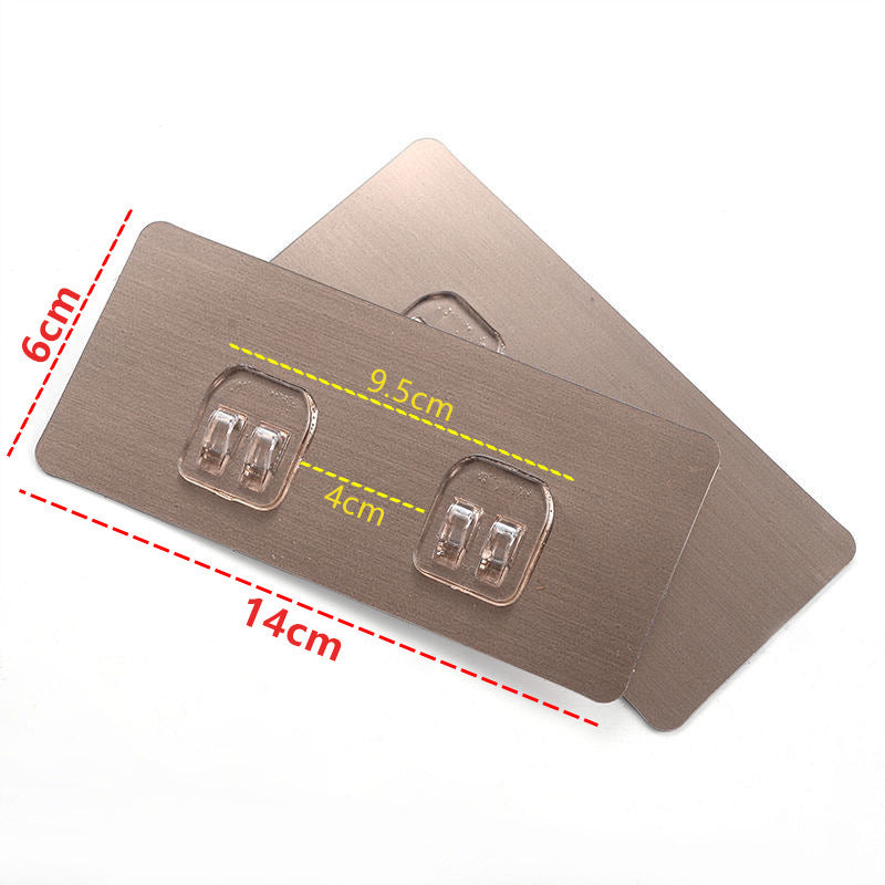 Waterproof Strong Adhesive 2PCS Hook Shelf Sticker