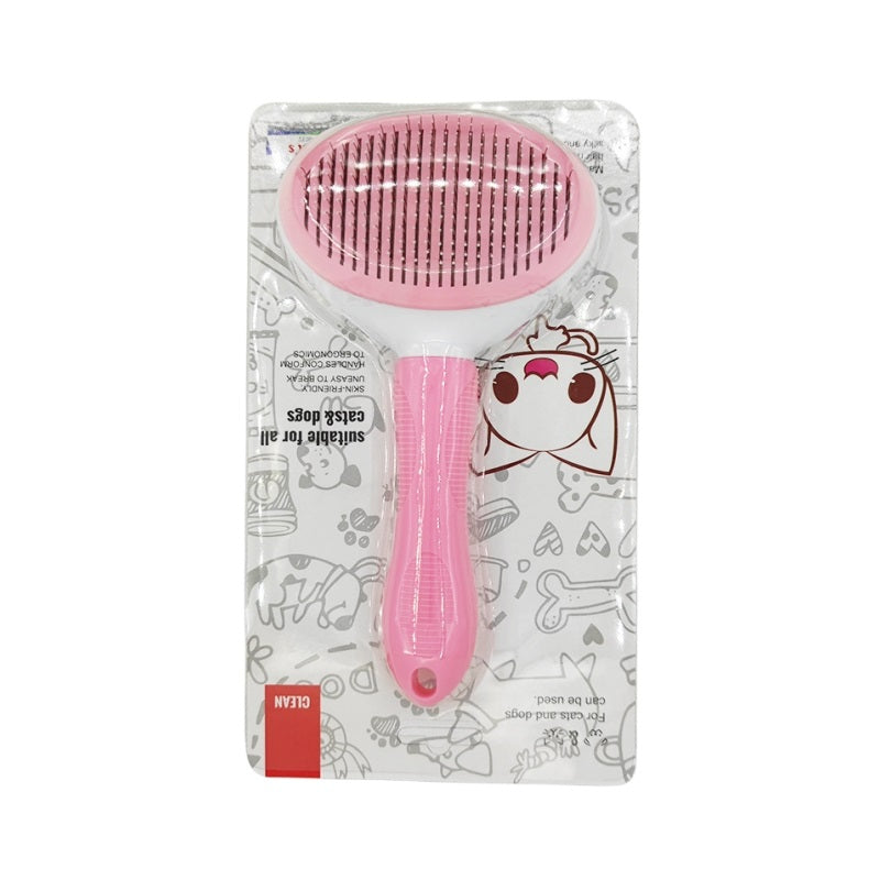 Self-cleaning Pet Hair Remove Comb Cat Slicker Brush Pet Hair Removal Comb