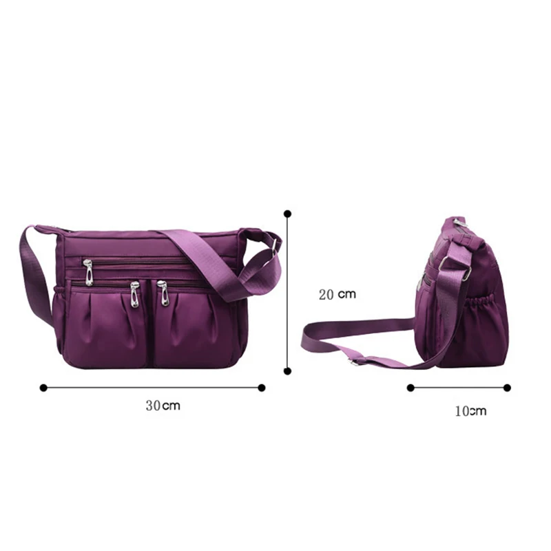 Nylon Crossbody Bag For Women Large Capacity