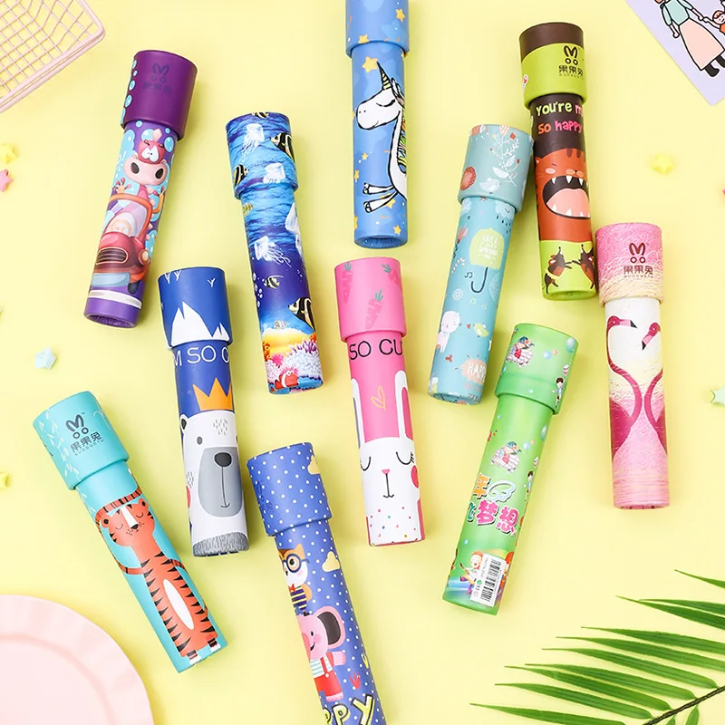 6Pcs Cartoon Kaleidoscope Classic Educational Toys