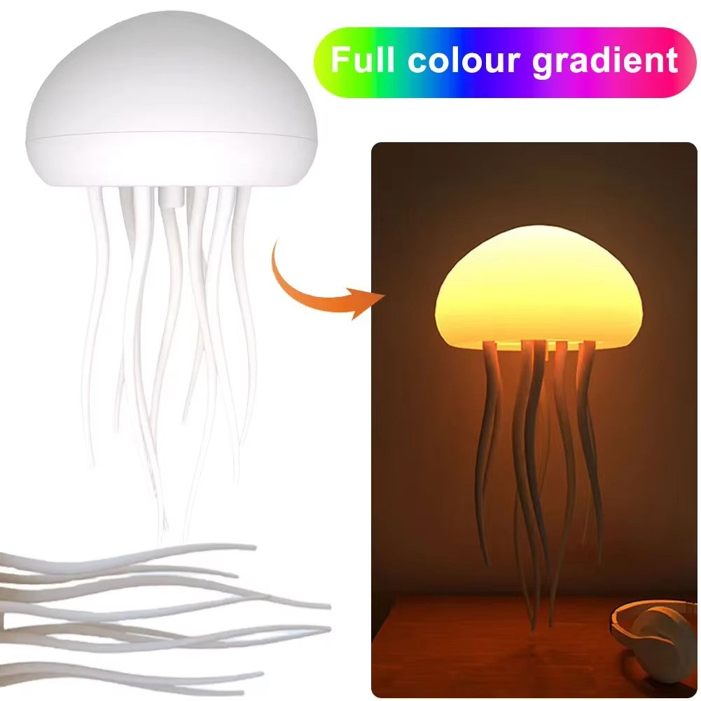Cartoon Dancing Jellyfish Night Light RGB