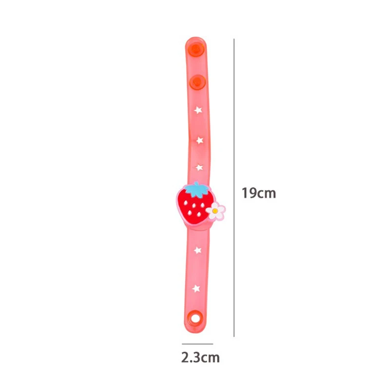 6 Pcs Flashing Luminous Bracelet Light Cartoon Creative Watch Kids