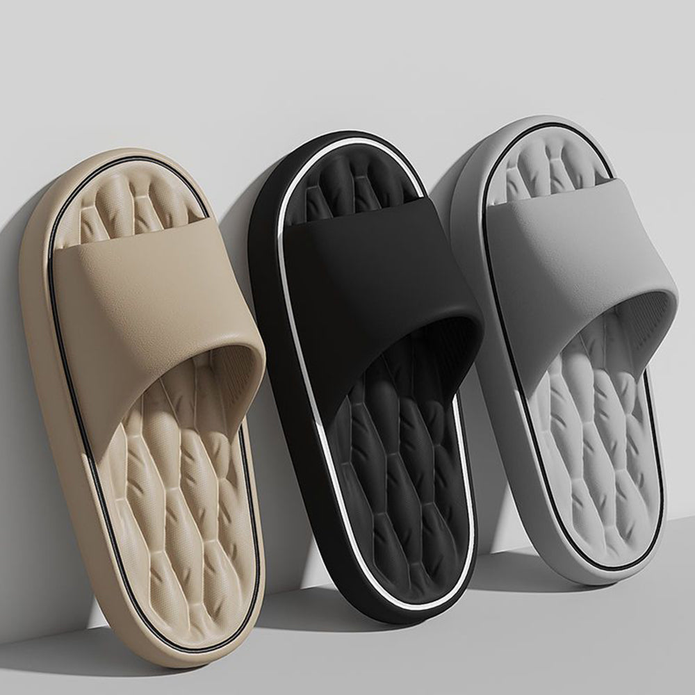 Super Light Soft Slippers Simple Fashion Slides EVA Elastic Shoes