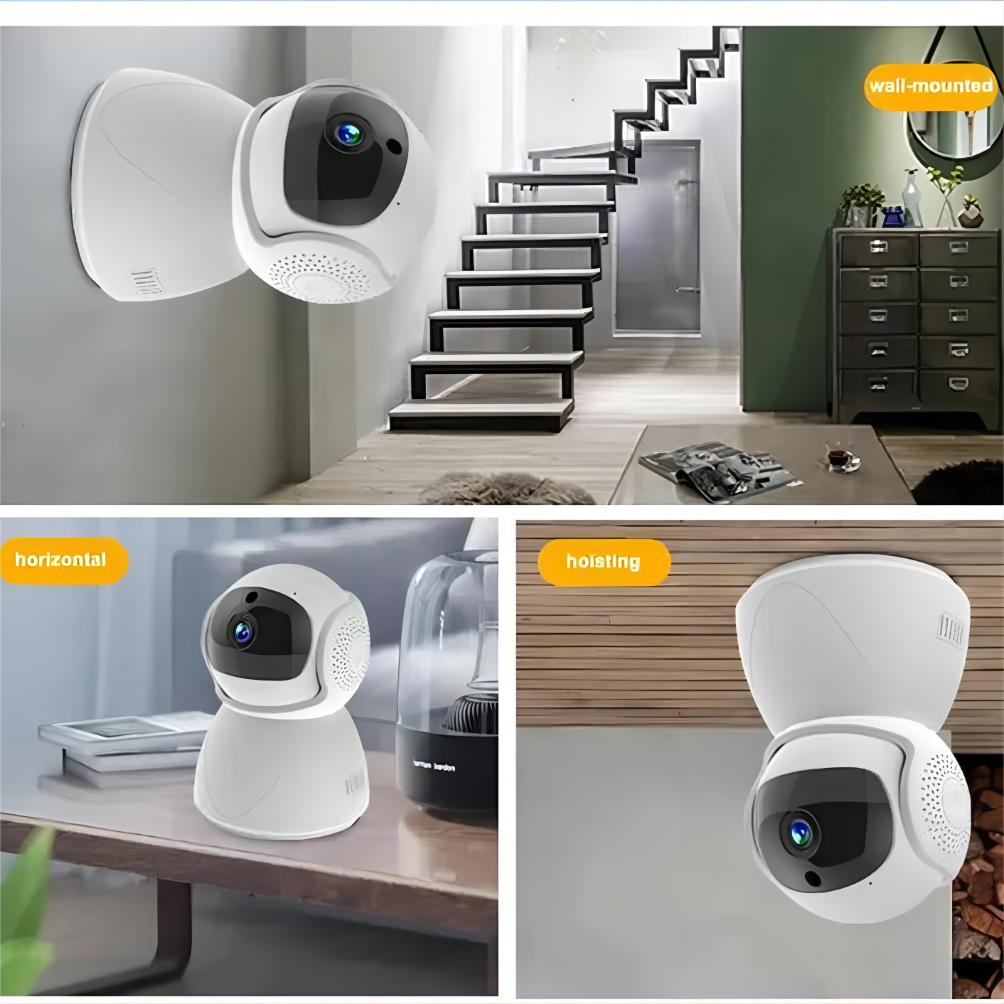 WiFi Smart IP Camera 2MP/5MP AI Human Detect Color Night