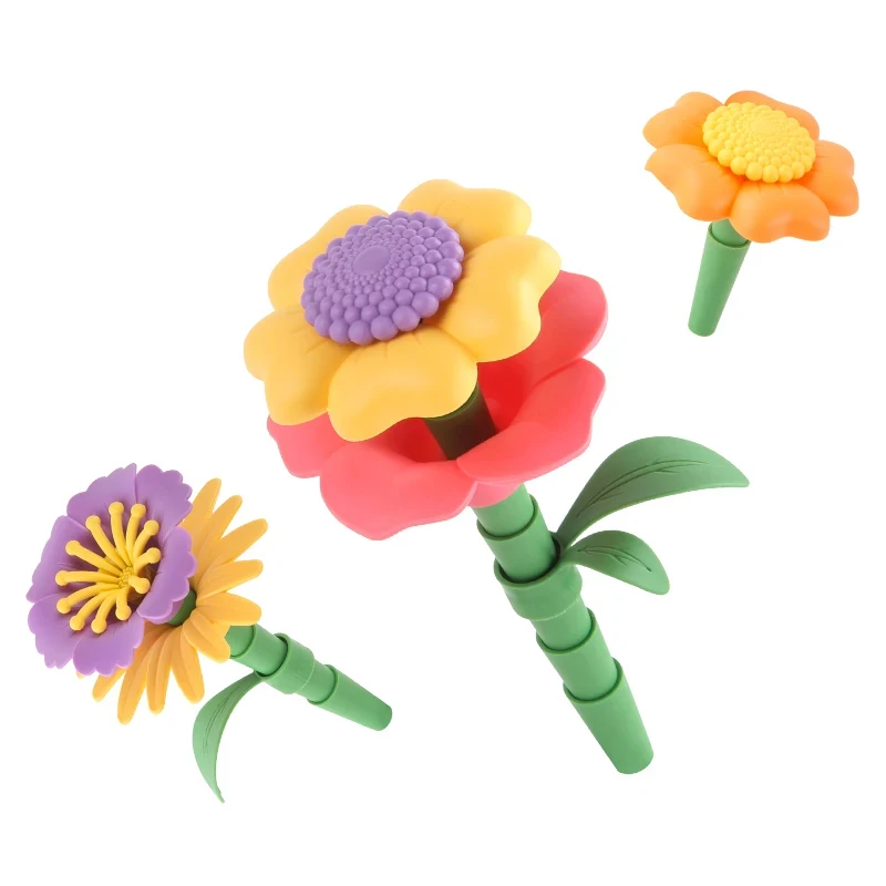 90pcs New Grow Their Imagination with STEM Educational Flower