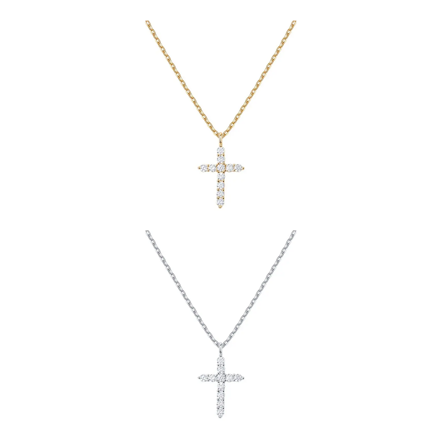 14K Gold Plated Cubic Zirconia necklace