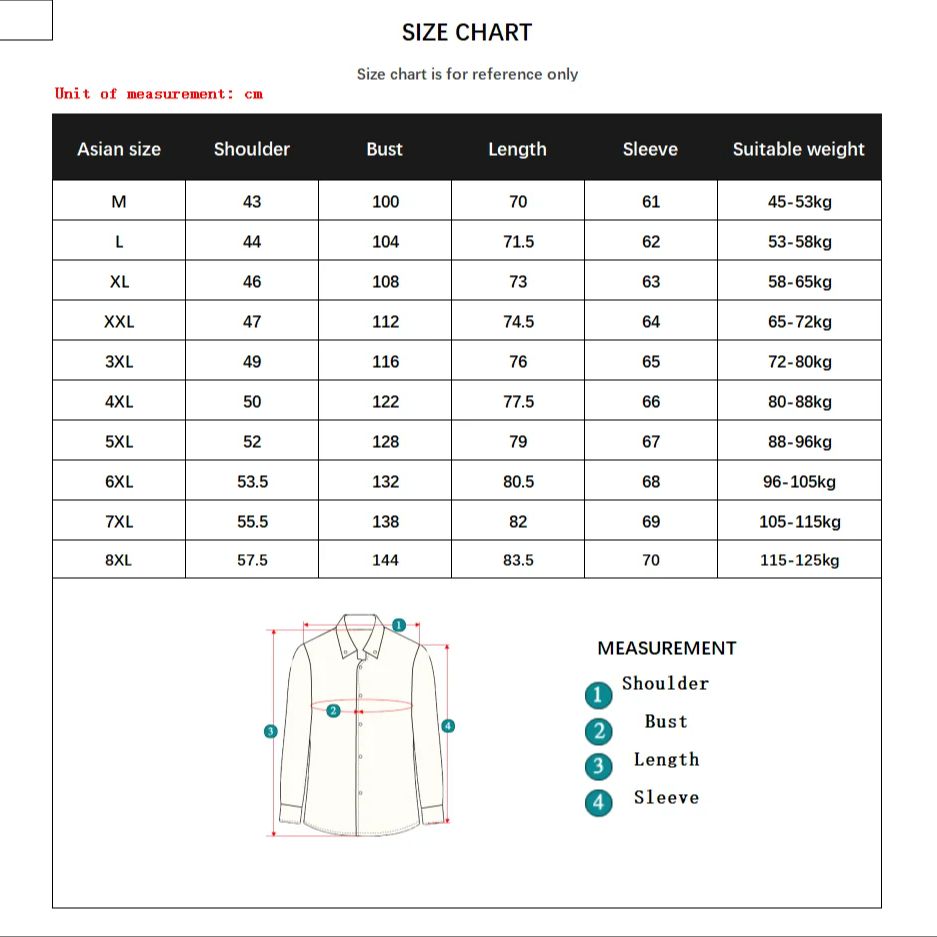 New Plus Size Men Solid Color Business Shirt Fashion Classic Basic Casual Slim