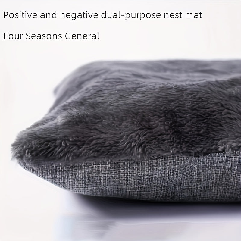 1pc Cozy Semi-enclosed Cat Bed