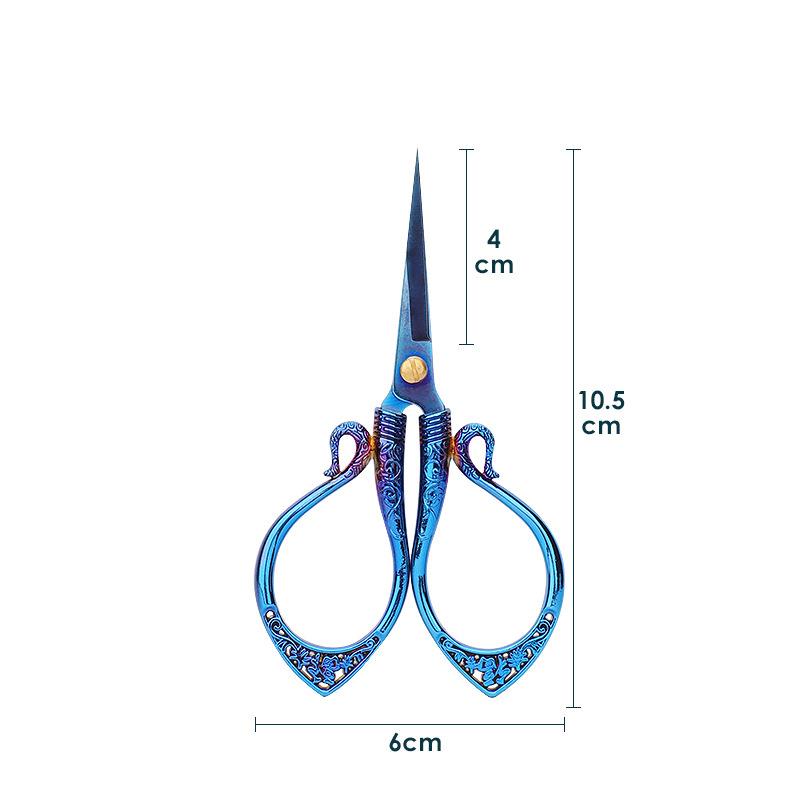 Retro Sewing Needlework Scissors Stainless Steel Yarn
