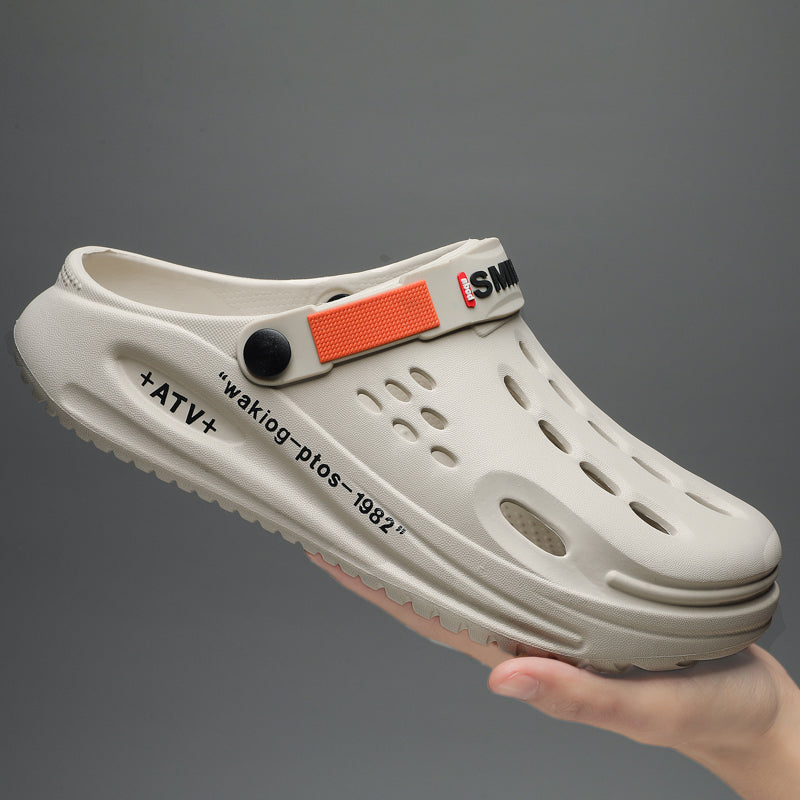 Classic Summer Clogs Men Slippers Breathable Garden Shoes