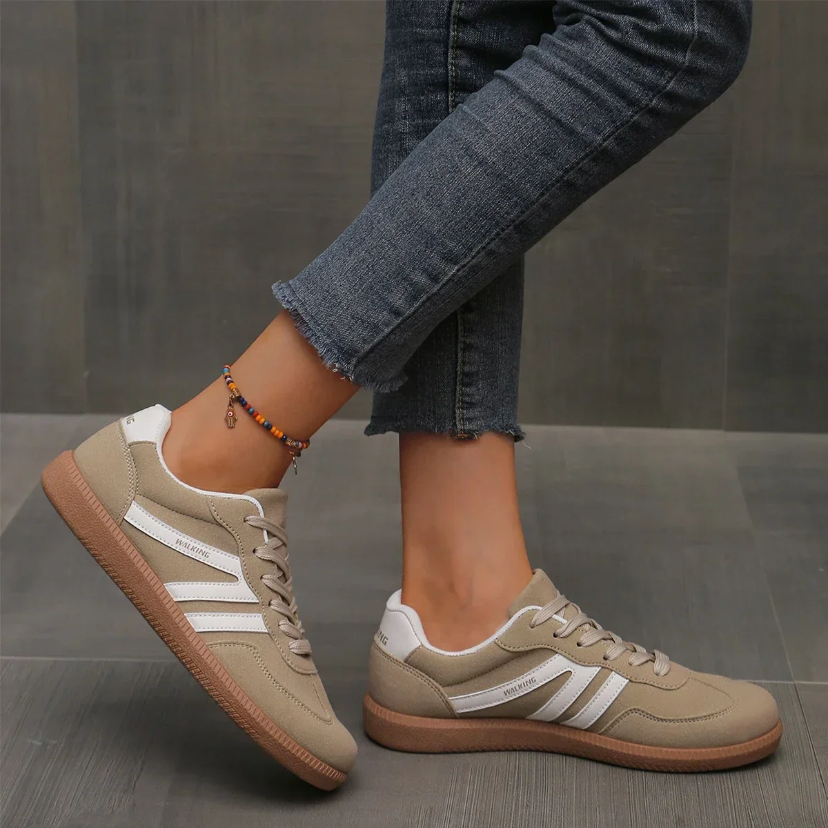 Women Sneakers 2025 Spring New Luxury Flat