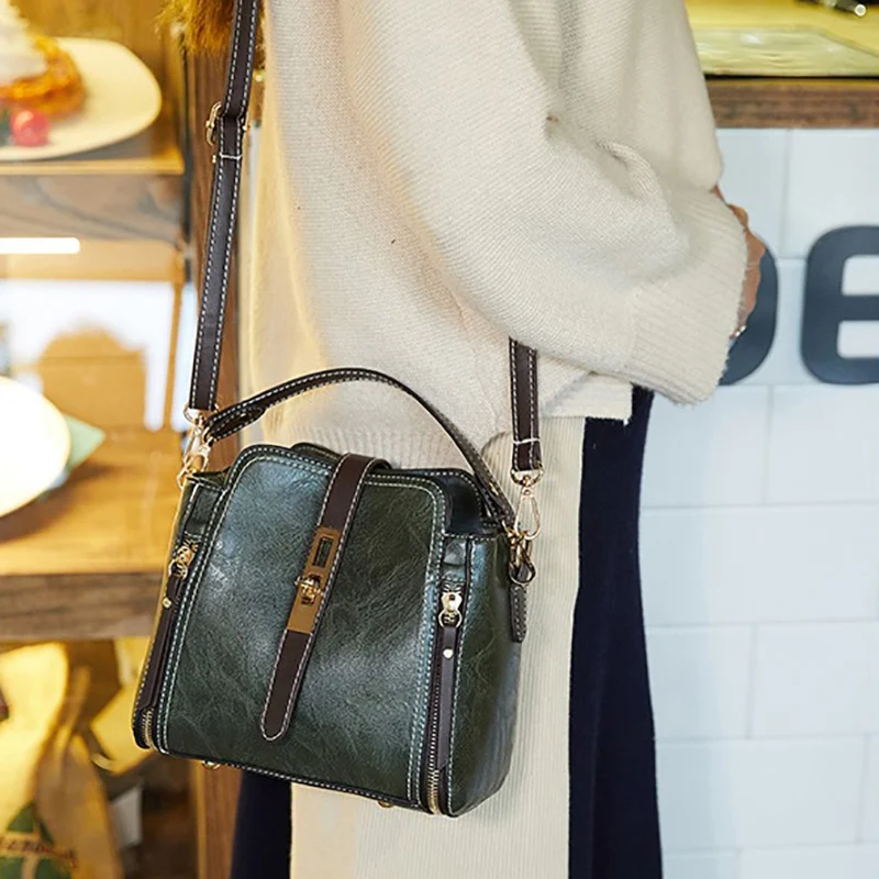 New Arrival PU Leather Bucket Shoulder Bags