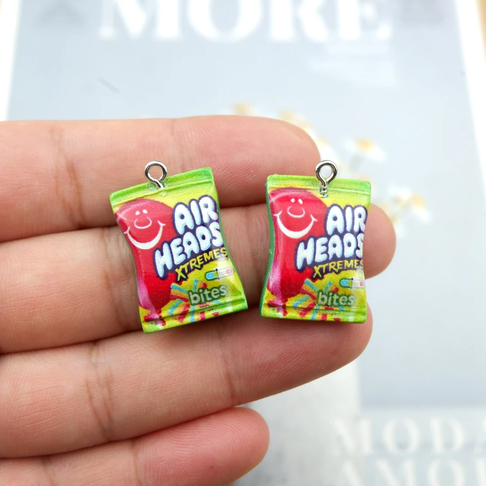 Resin Snacks Charms for Jewelry Making Diy Earring Bracelet Pendant Accessories