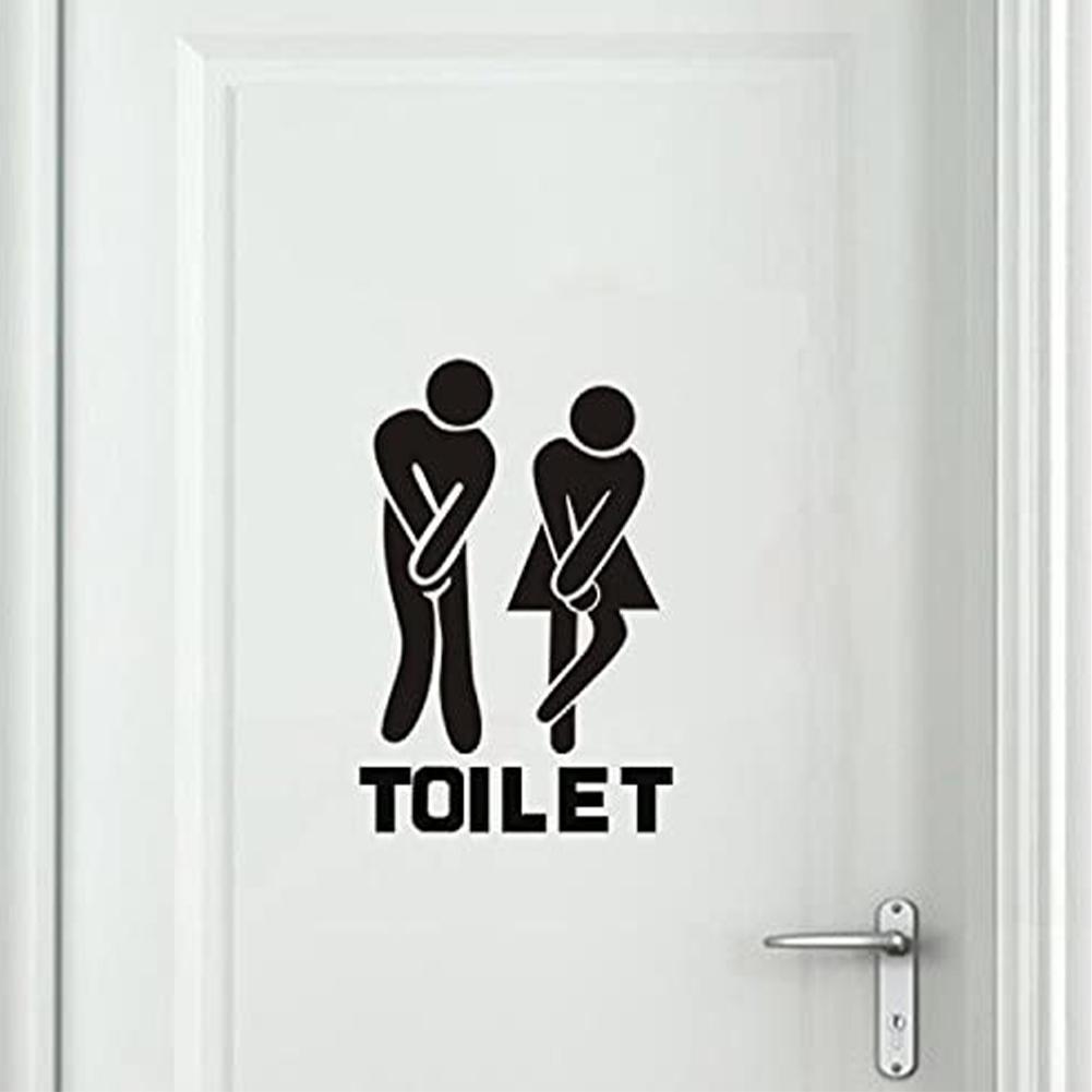 Creative Funny Toilet Wall/Door Stickers