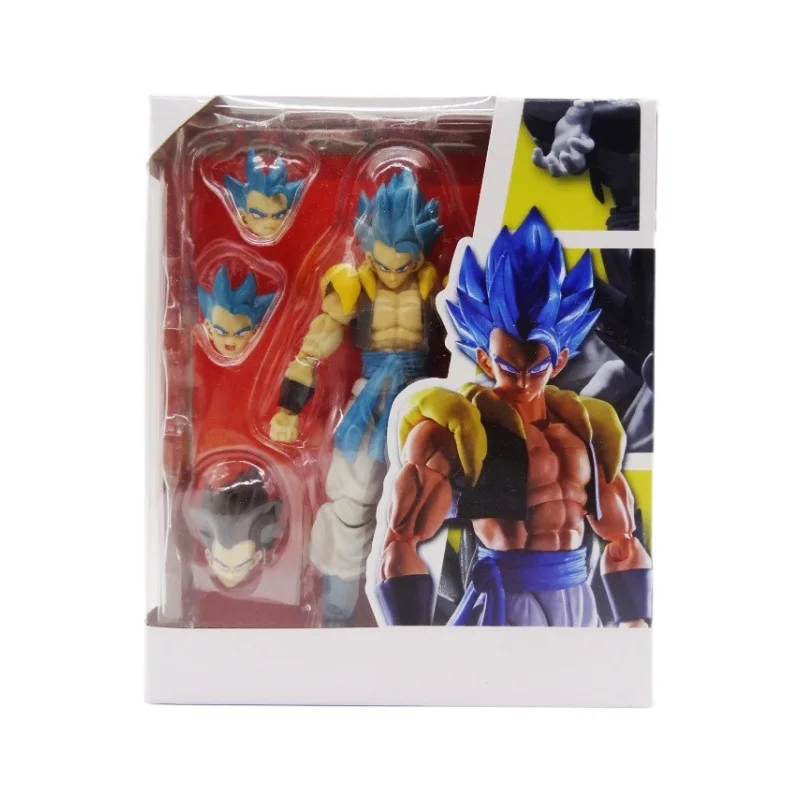 15cm Shf Dragon Ball Gogeta Super Saiyan Blue Anime Action Figure
