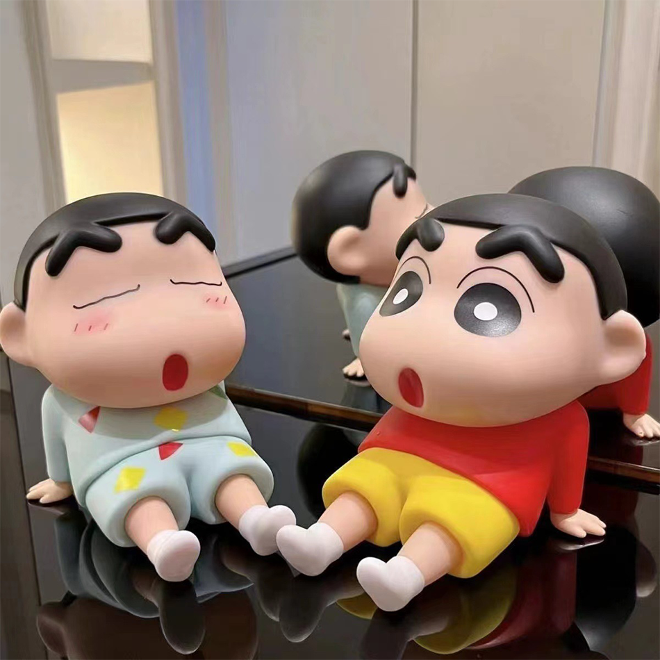 Crayon Shin-Chan Phone Holder Kawaii Anime Desktop Ornaments