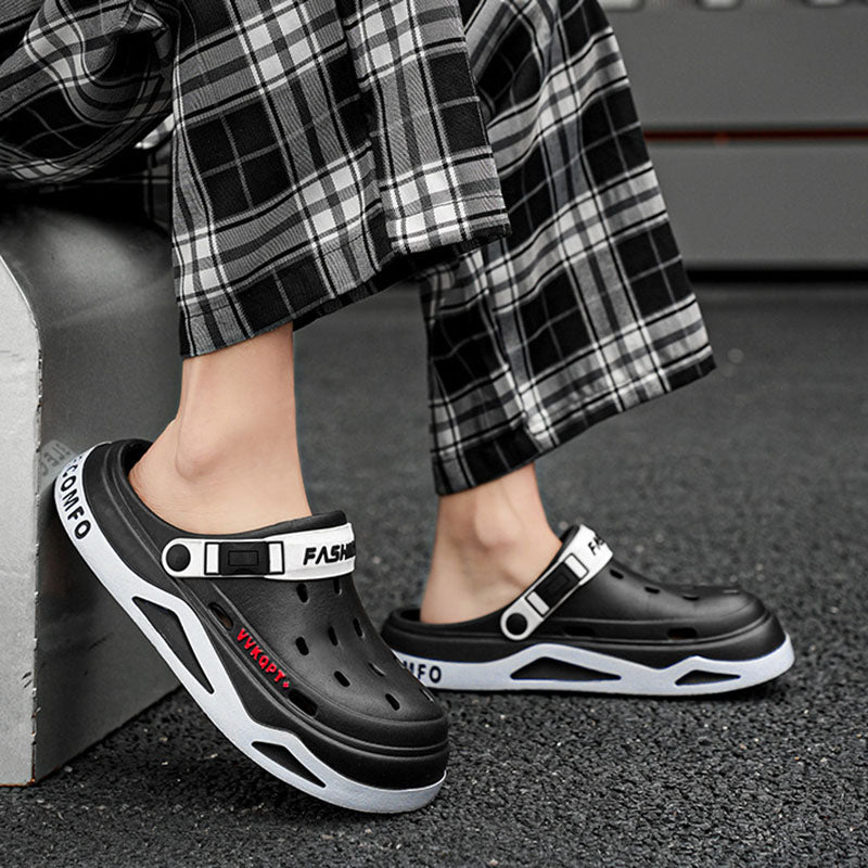 New fashion sandals Men's EVA casual comfortable hole garden shoes