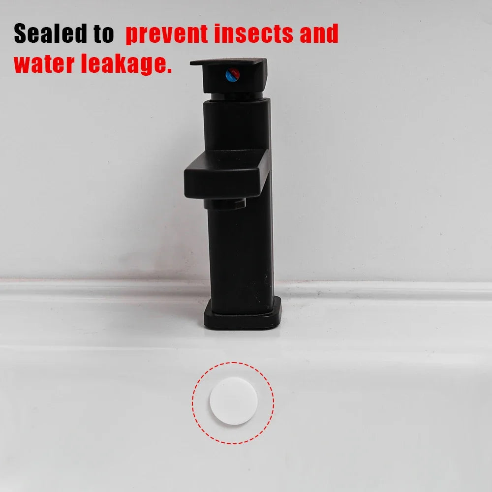 Wash Basin Overflow Cover Kitchen Bathroom Sink Hole