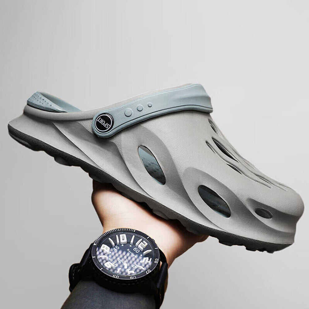 Summer Men's Fashion Beach Sandals Clogs Thick Sole Slipper