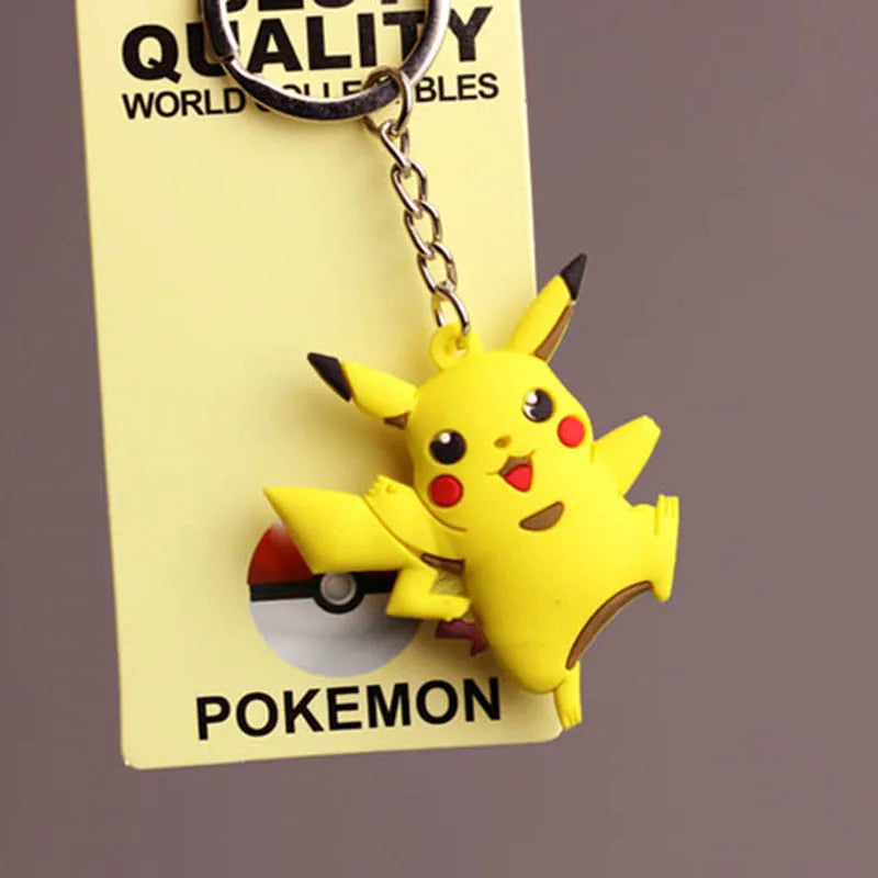 Pokemon Keychain Pikachu Anime Action Figure Toy
