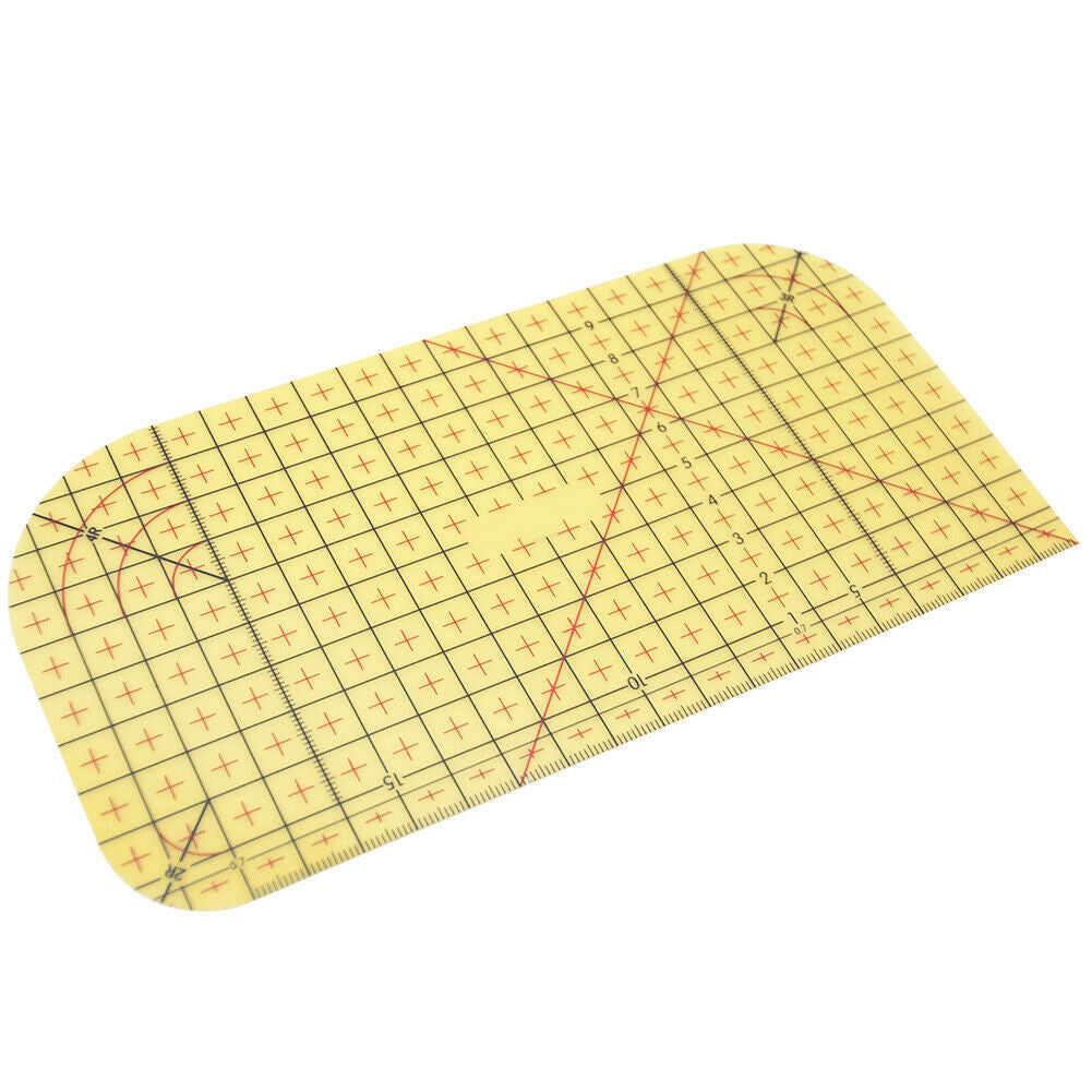 1/2pcs DIY Hot Ironing Ruler Sewing Tools Patch