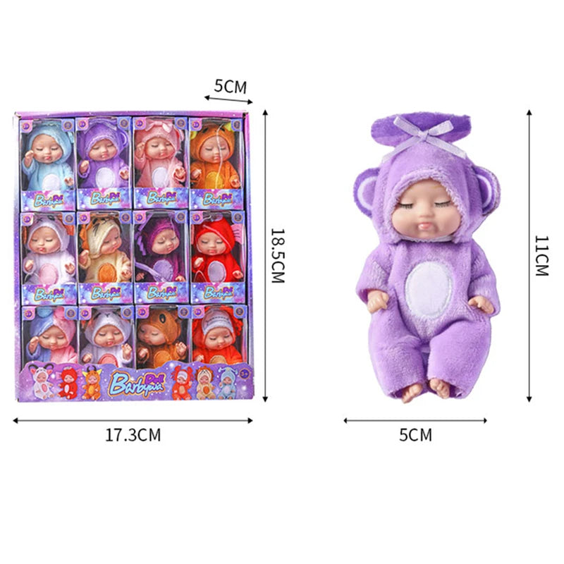12Pcs/Set Sleeping Reborn Baby Doll Kit Toys