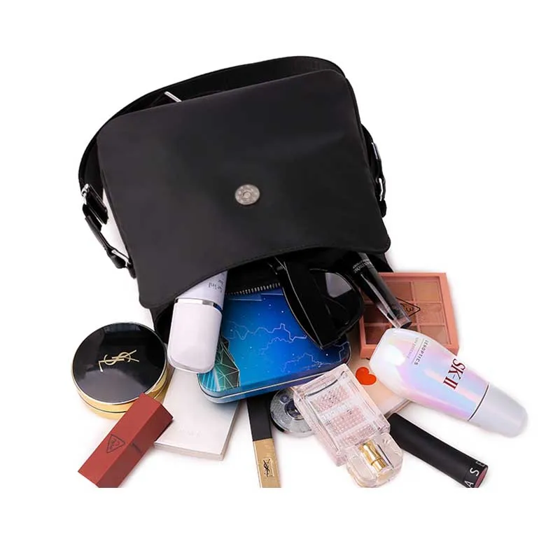 Vintage Nylon Waterproof Shoulder Bag Women
