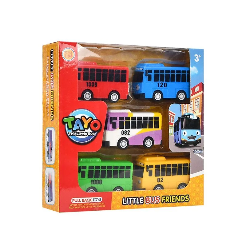 New Tayo Mini Bus Little Bus Toy Set