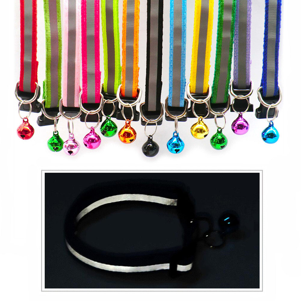 2Pcs/Pack 12 Colors Reflective Adjustable Cats And Small Dogs