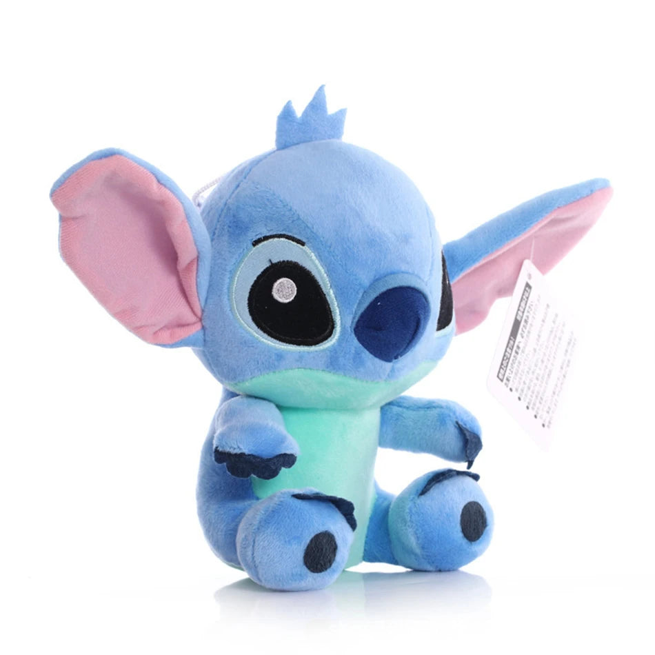 Disney Cartoon Blue Pink Stitch Plush Dolls Anime Toys
