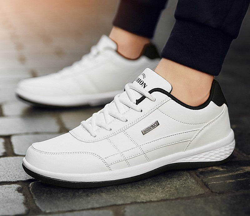 Shoes for Men Leather Sneaker Waterproof Casual Comfortable Men's Sneaker