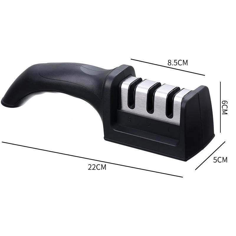 Level 3 Quick Sharpening Tool Knife Sharpener With Anti-slip Base