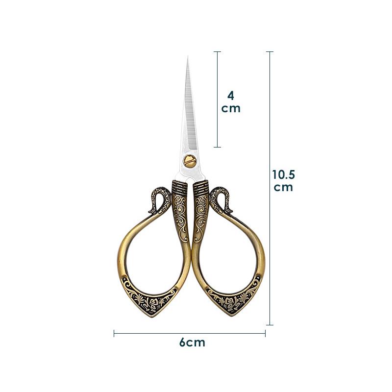 Retro Sewing Needlework Scissors Stainless Steel Yarn