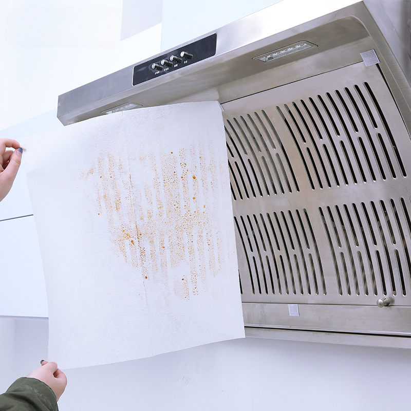 Kitchen Oil Stickers Range Hood Filter Set High-Performance Oil Absorption