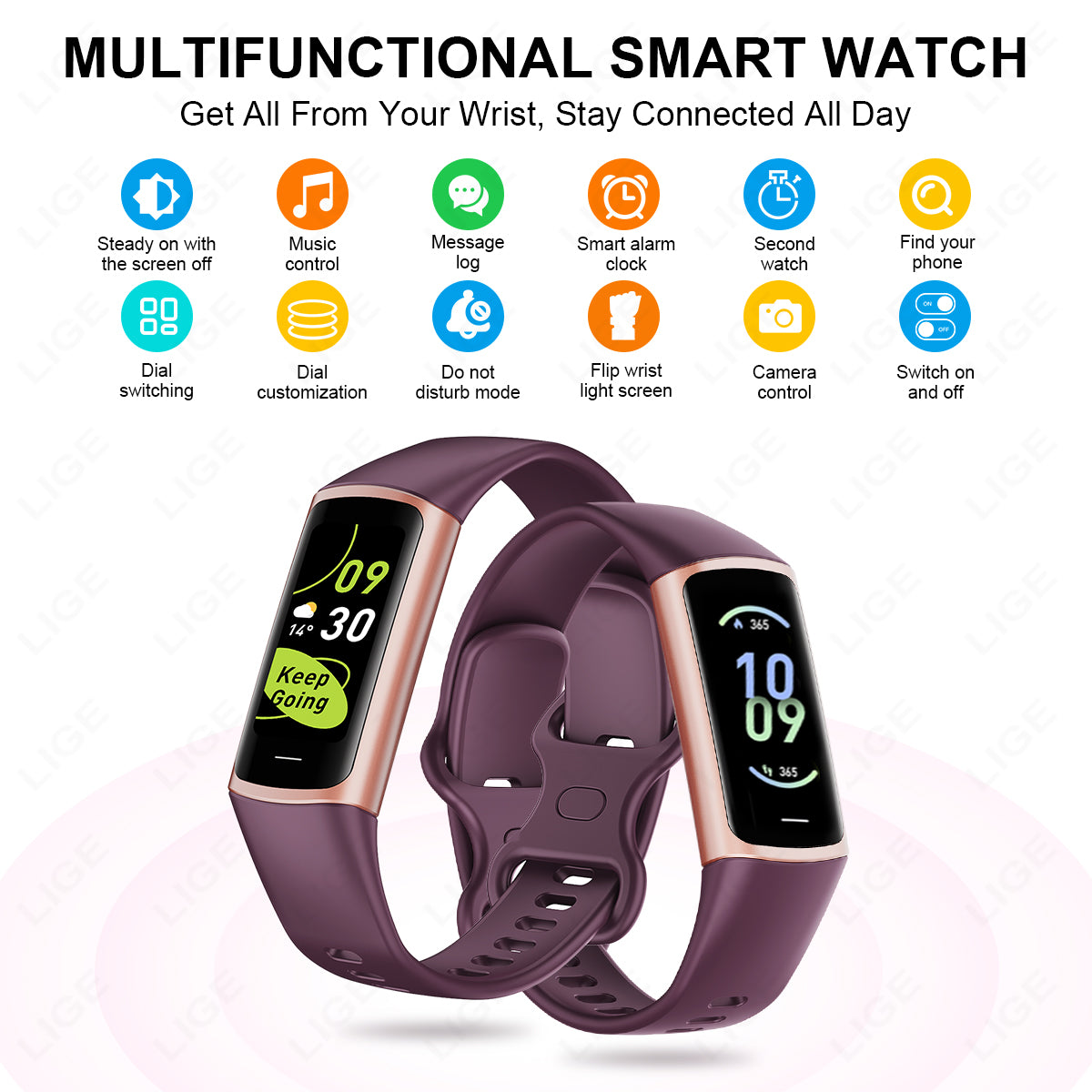 Sport Smart Bracelet Fitness Tracker For Man Women Band